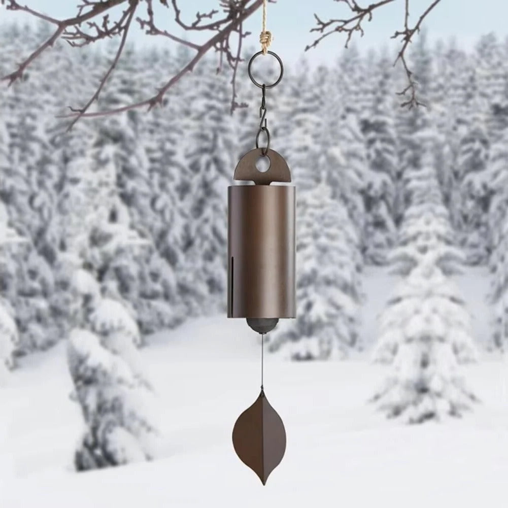 Bronze-Finished Aluminum Wind Chime for Indoor and Garden Décor