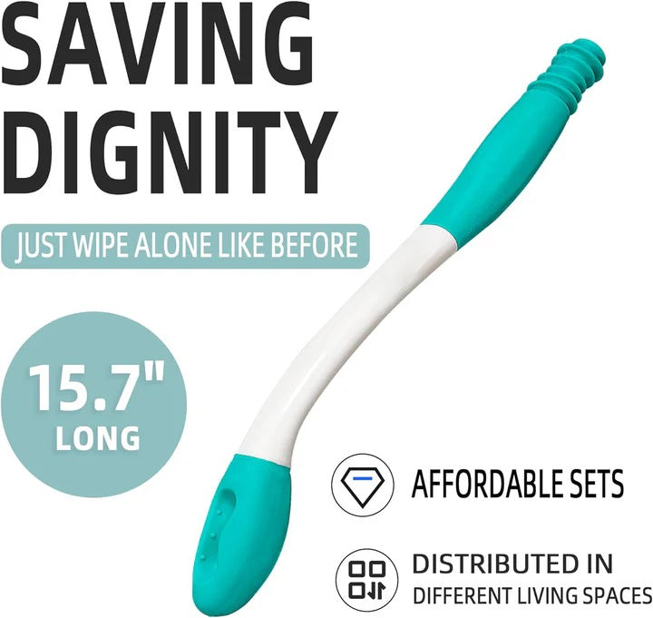Comfort Wiping Tools, 2-Pack Long Reach Toilet Aid