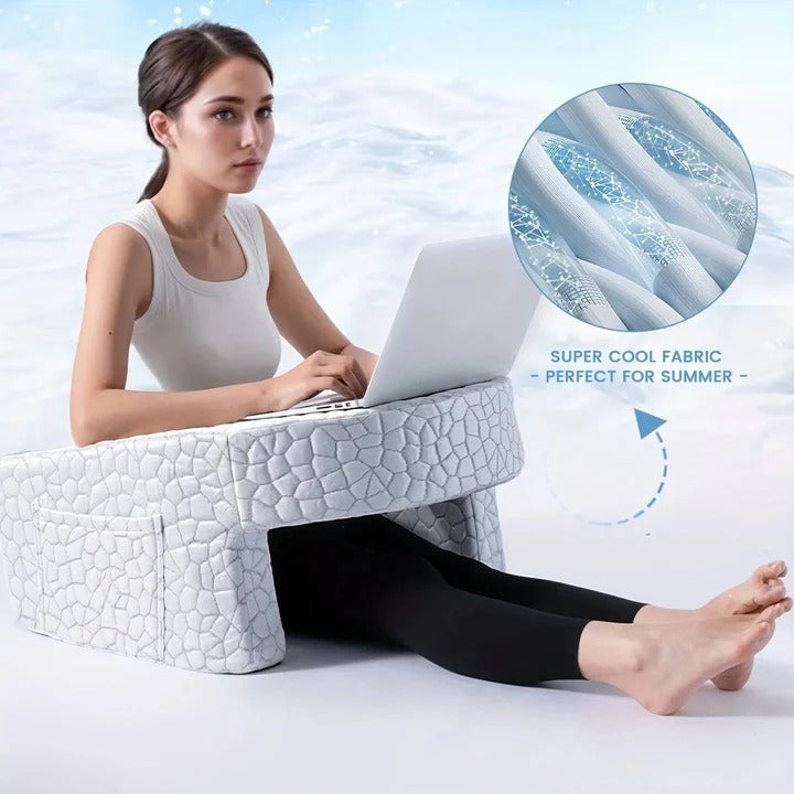 Back and Arm Support Reading Pillow for Adjustable Beds