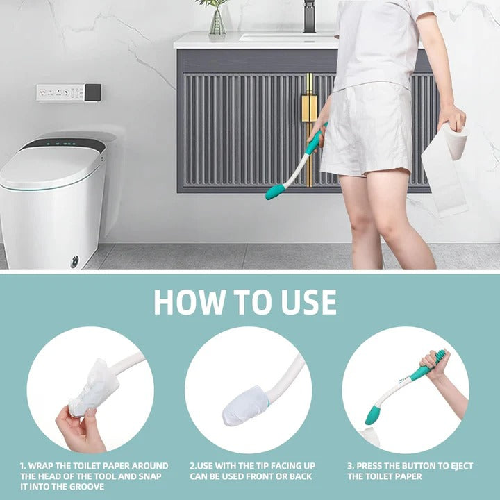 Comfort Wiping Tools, 2-Pack Long Reach Toilet Aid