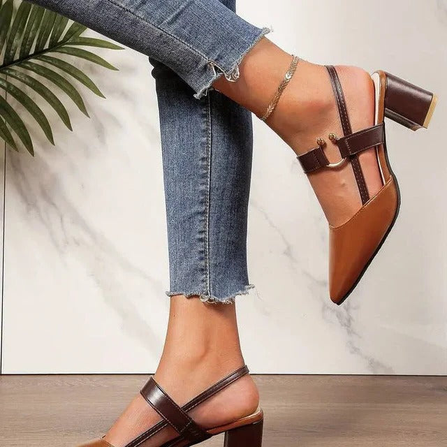 Ankle Strap Support for Women's Block Heel Pumps