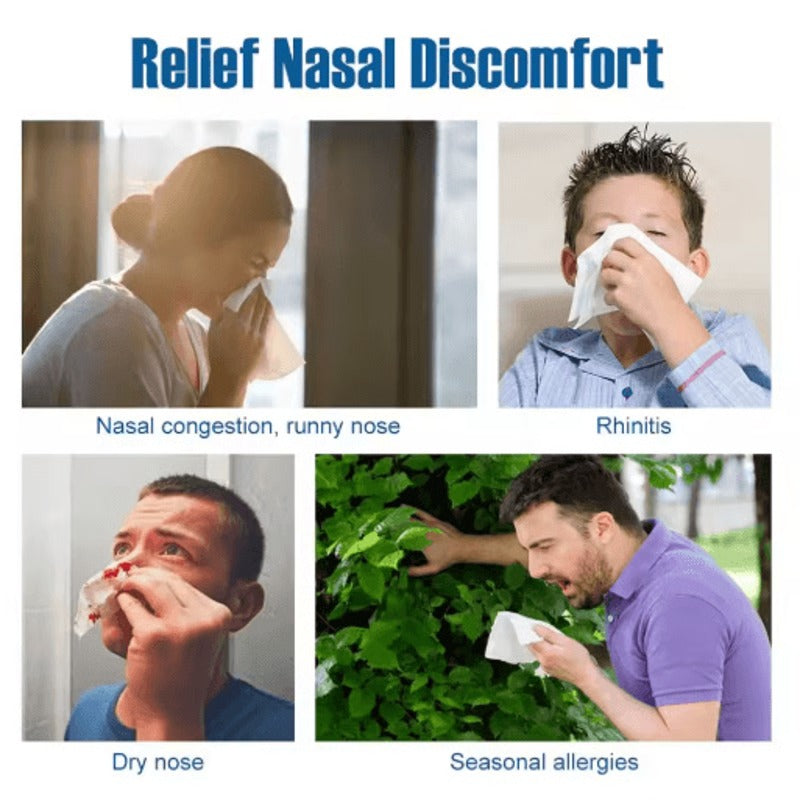Nasal Irrigation Bottle with Flow Control Tip for Allergy Relief