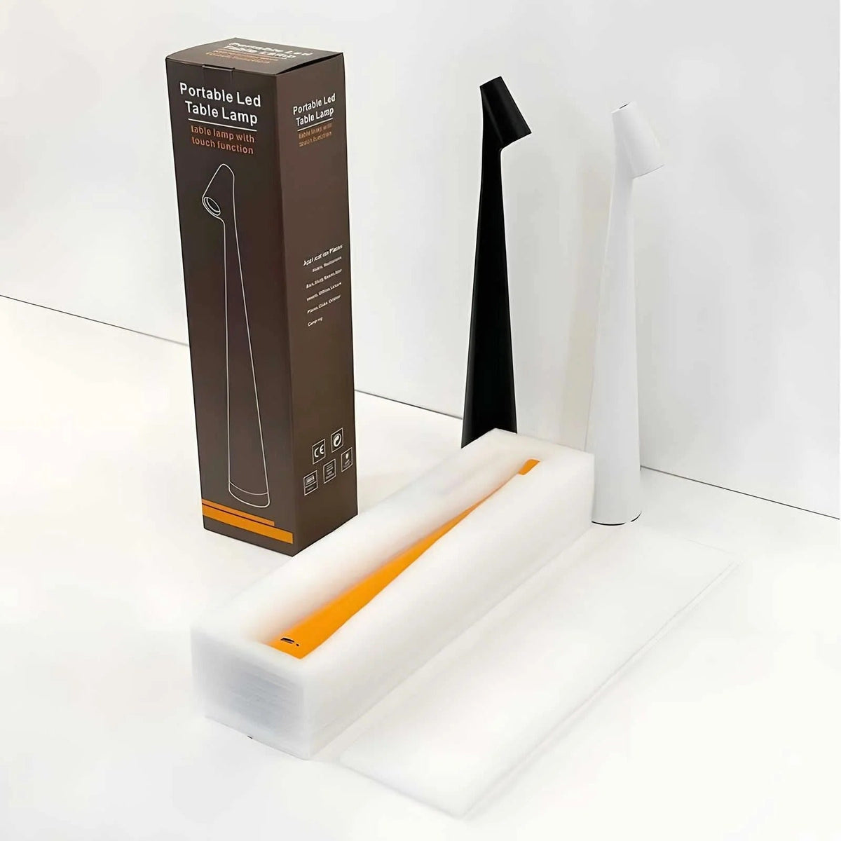 USB Charging Aluminum Desk Lamp – Cordless with 3 Brightness Levels
