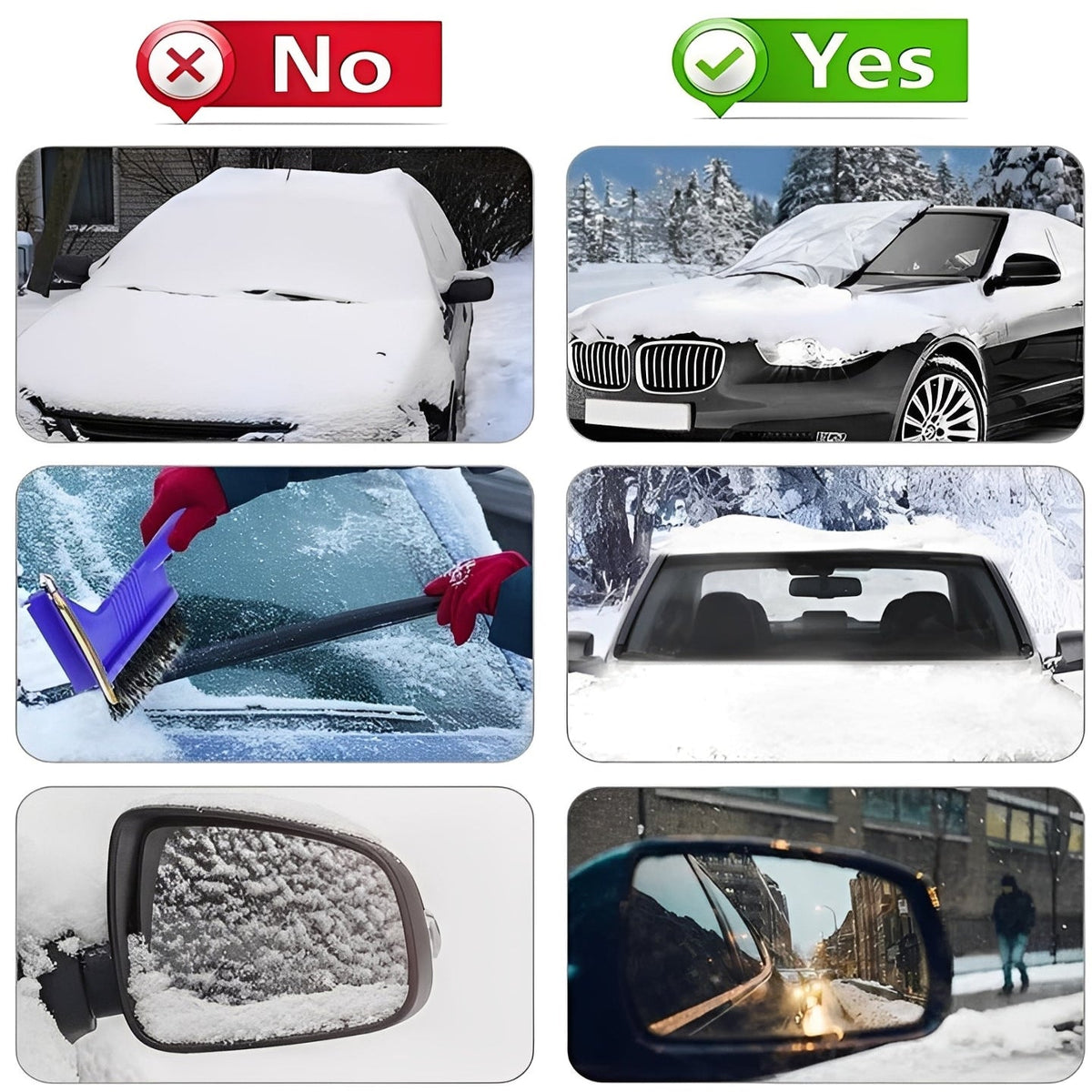 Sun Protection Magnetic Windshield Cover for Cars