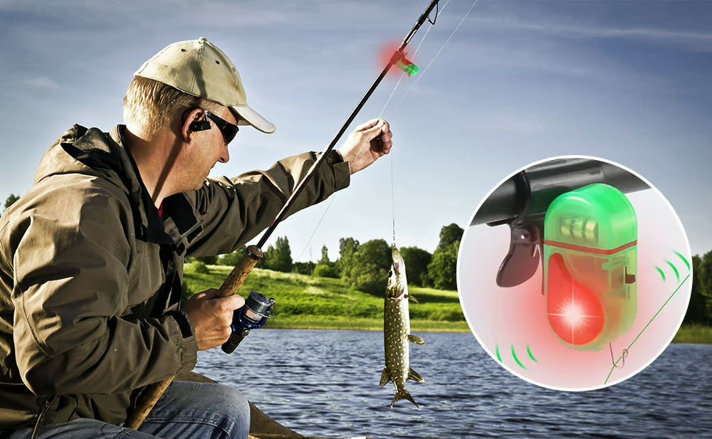 LED and Vibration Electronic Bite Alert Indicator