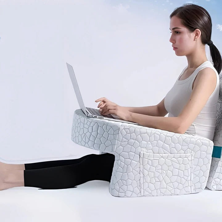 Back and Arm Support Reading Pillow for Adjustable Beds