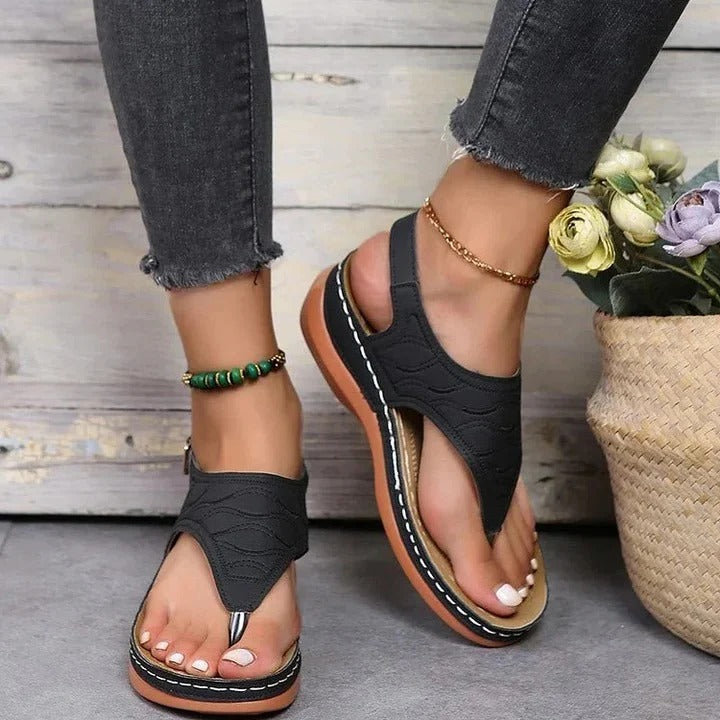 Women's Sandals with Arch Support and Cushioned Footbed for Comfort