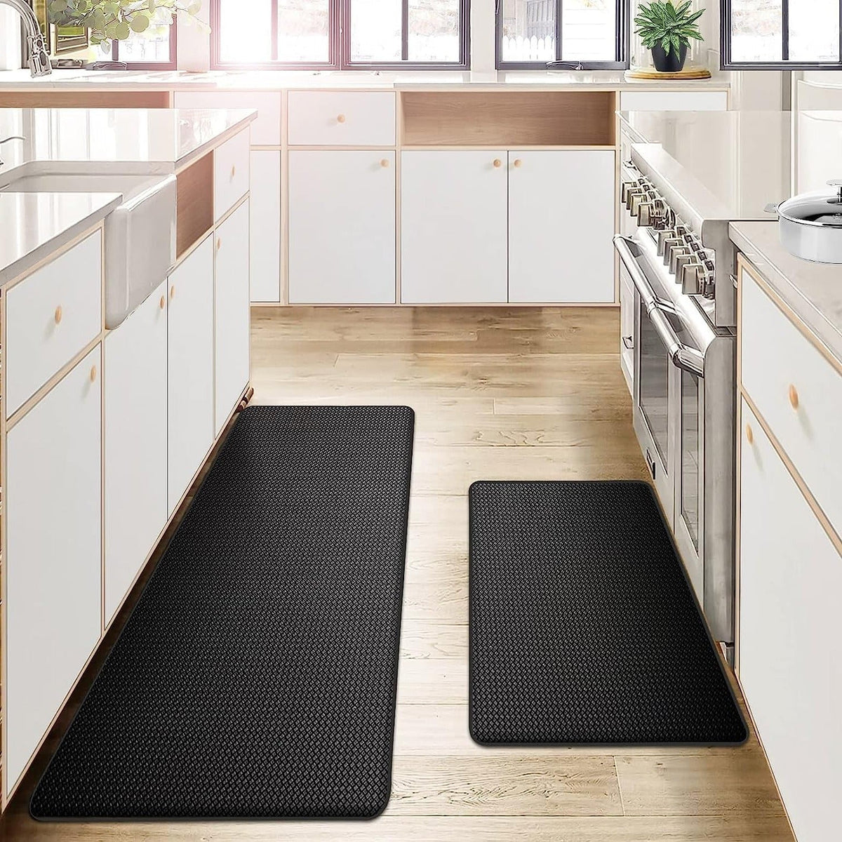 Anti-Slip Backed Kitchen Mat with Cushioning
