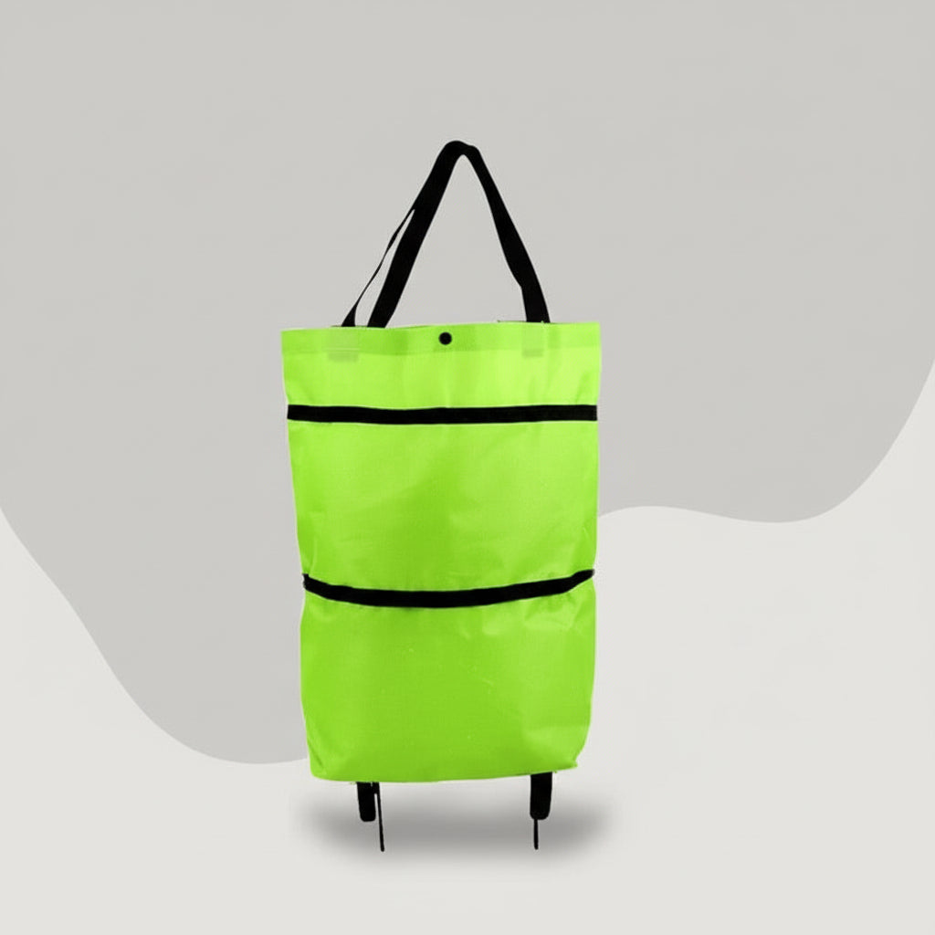 Rolling Wheels Shopping Cart Bag – Collapsible Design