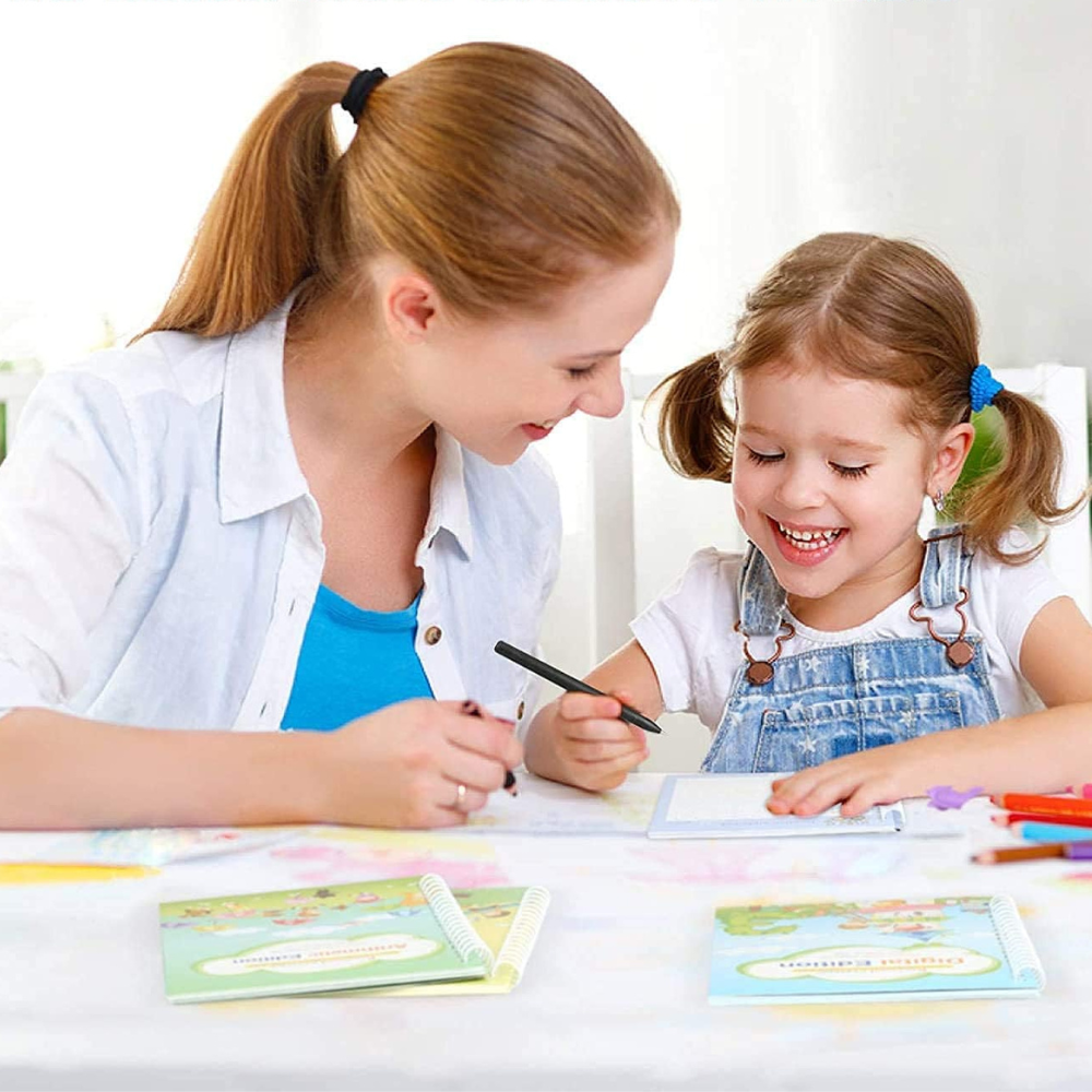 Children's 4-Pack Notebook Set with Pens for Ages 3 and Older