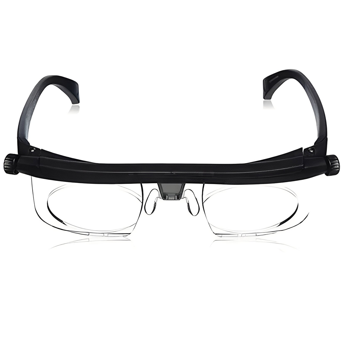 Dial Focus Adjustable Glasses with Lens Customization