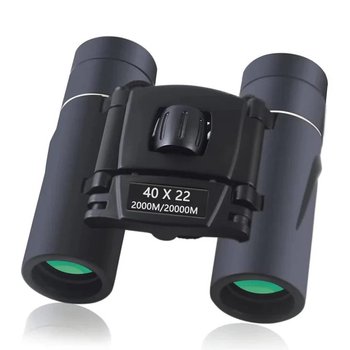 Compact 40x Binoculars with Multi-Layer Coating for Outdoor Use