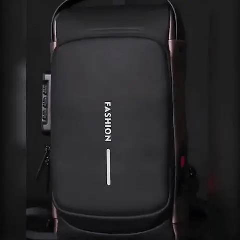 Backpack with Concealed Zippers for Theft Protection