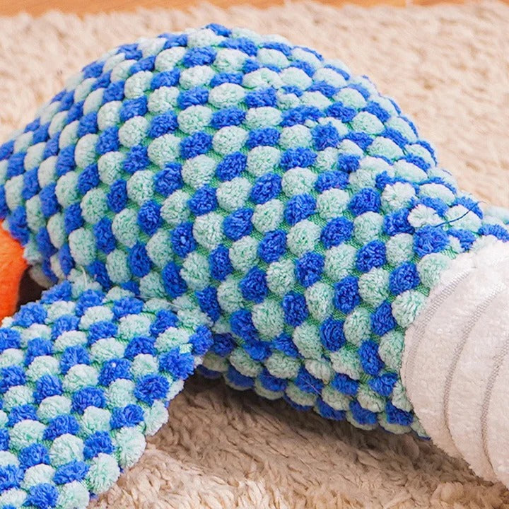 Durable Plush Fabric Chew Toy for Dogs - Squeaky Stuffed Animal