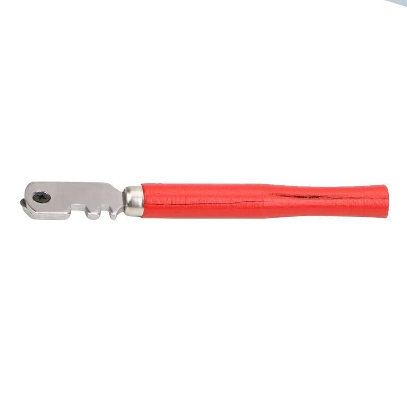 Weighted Glass and Tile Scorer with Side Notch and Diamond Tip