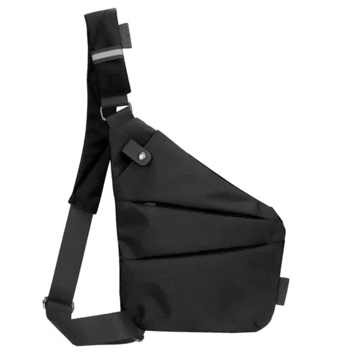 Water-Resistant Crossbody Sling Bag for All Genders with Adjustable Strap and Secure Zippers