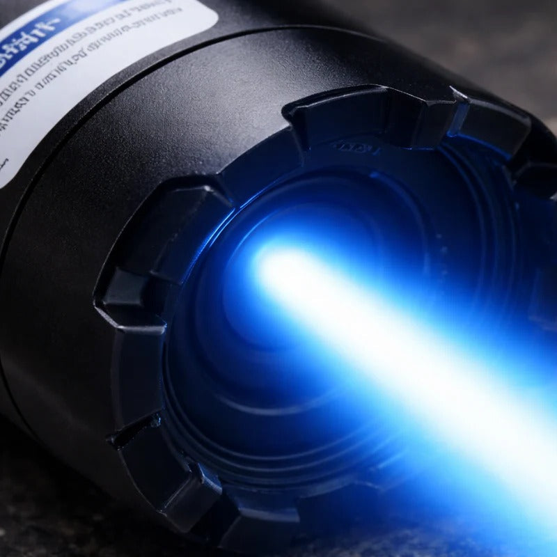 High Output Laser Flashlight in Blue Beam