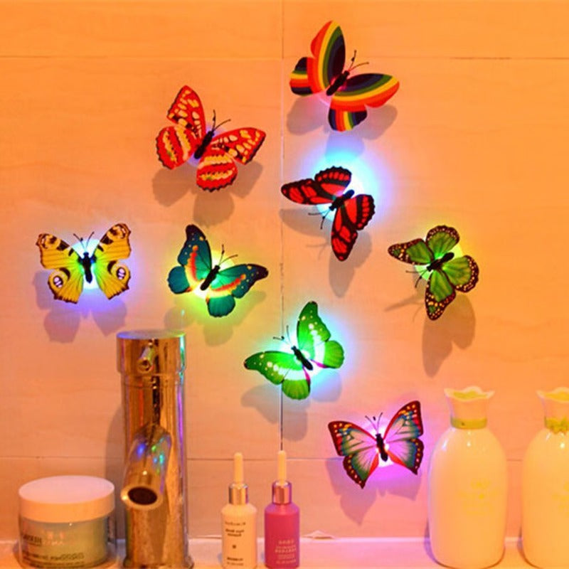 3D Butterfly Wall Art with LED Lighting Accent