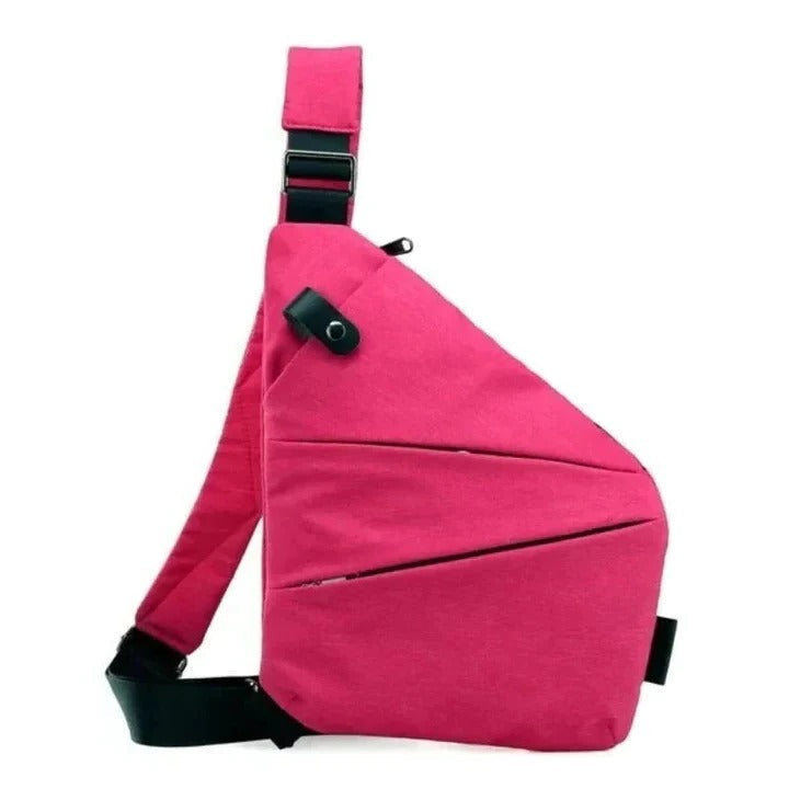 Water-Resistant Crossbody Sling Bag for All Genders with Adjustable Strap and Secure Zippers