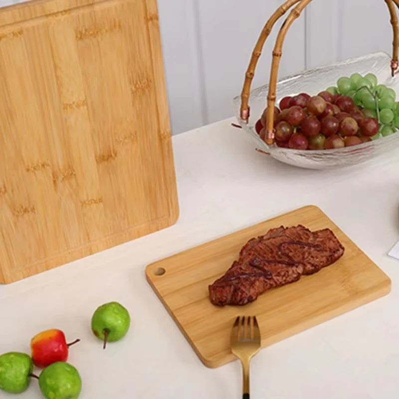 Serving and Cutting Board for Dual Use
