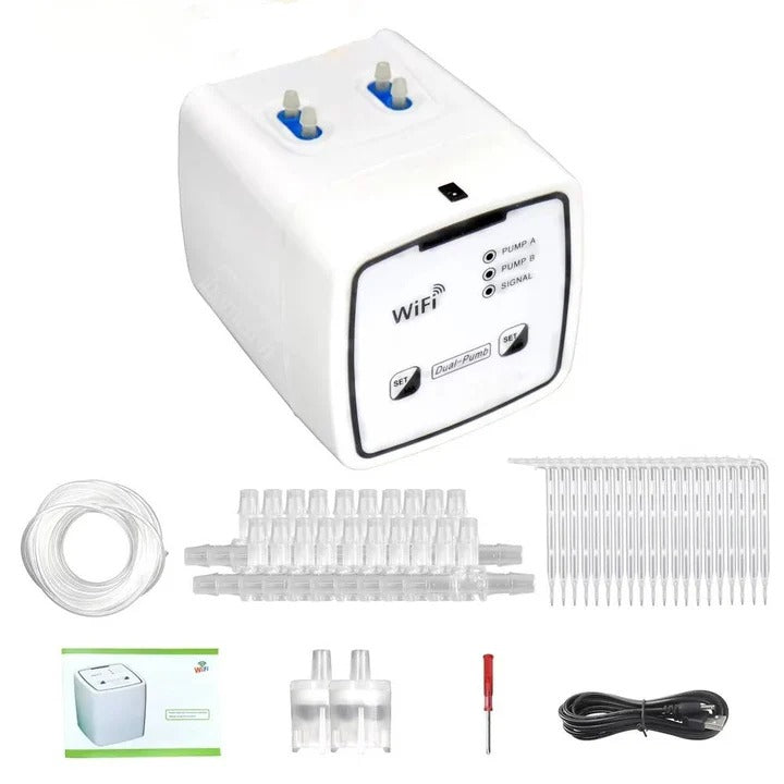 Smart Plant Irrigation System with 20 Drip Ports and WiFi Connectivity