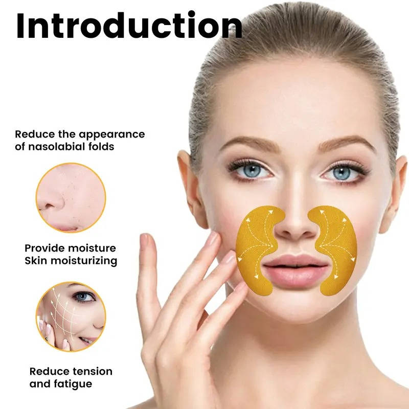 10-Pack Moisturizing Facial Patches for Laugh Lines