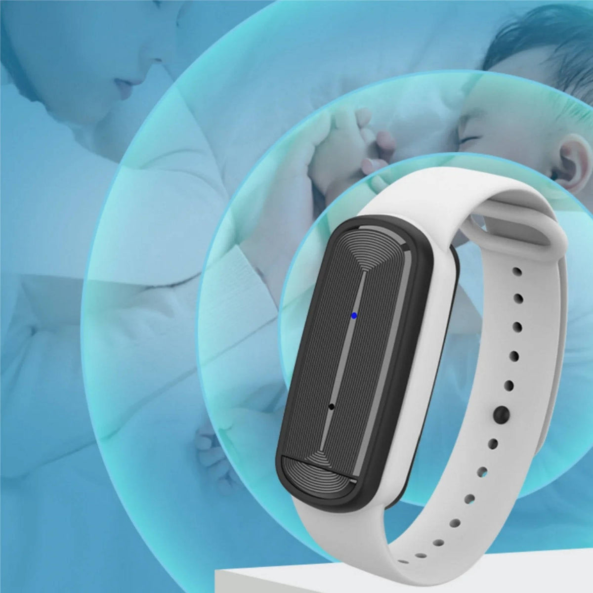 Adult and Child Ultrasonic Bracelet for Mosquito Repelling