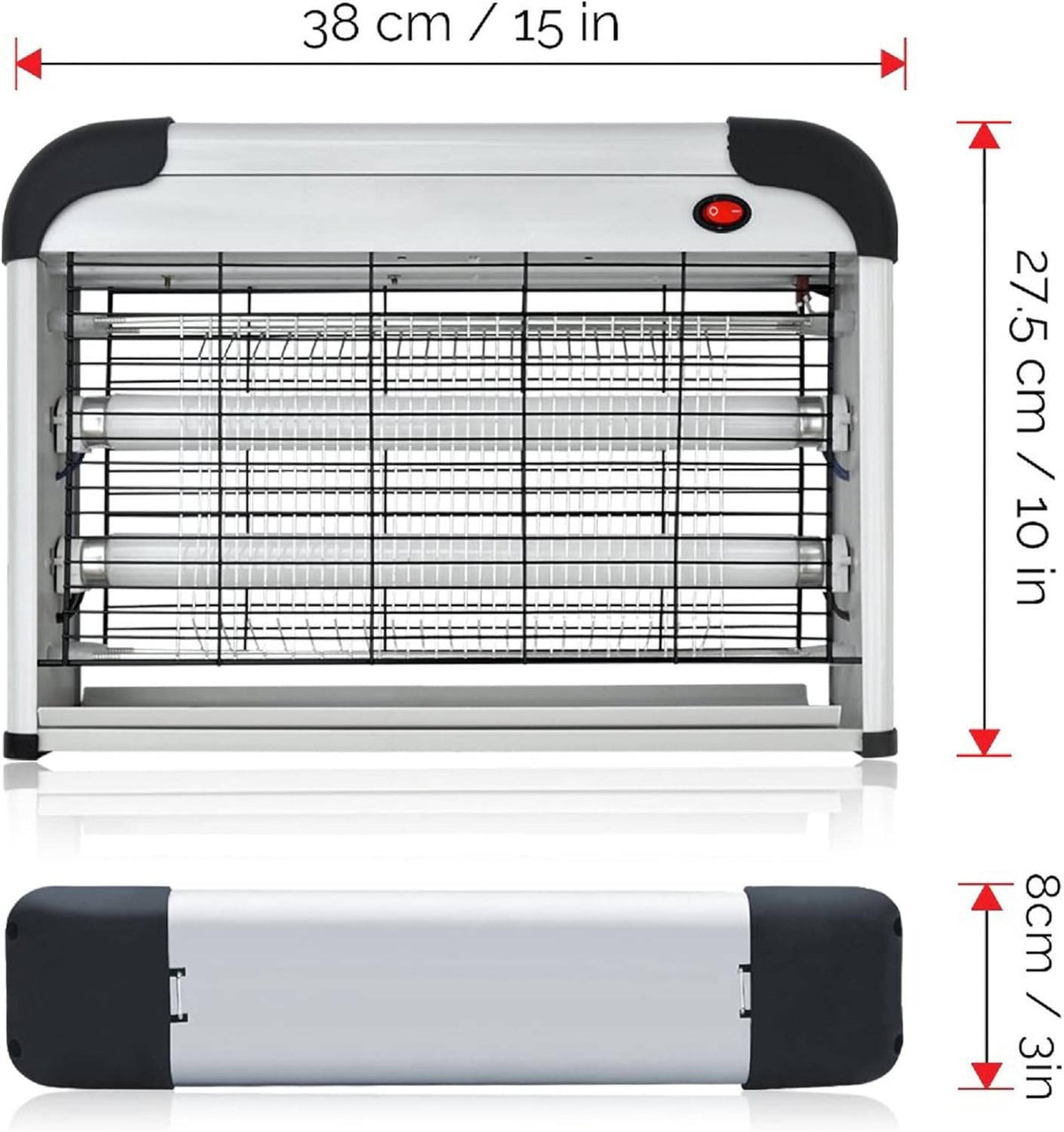 20W UV Light Indoor Insect Zapper for Mosquitoes and Flies