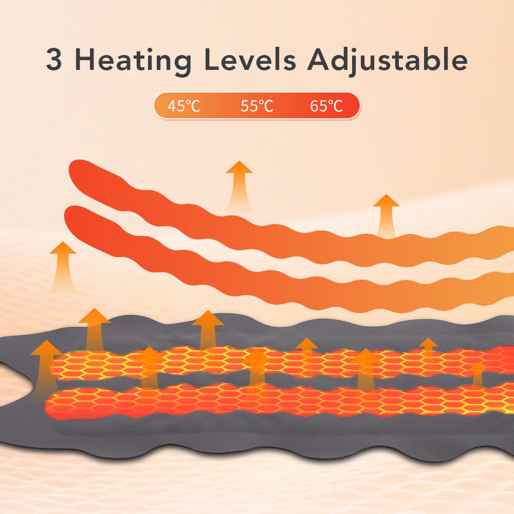Handheld Electric Massager with Heat, 5 Settings and 9 Intensity Levels