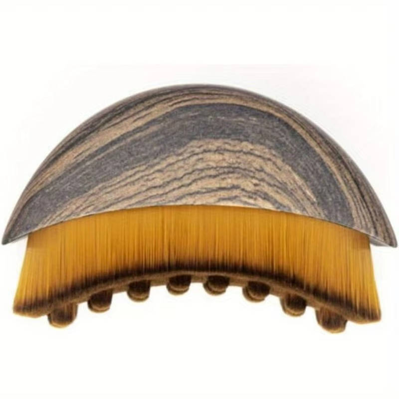 Soft Bristle Contour Brush for Facial Massage and Skin Care