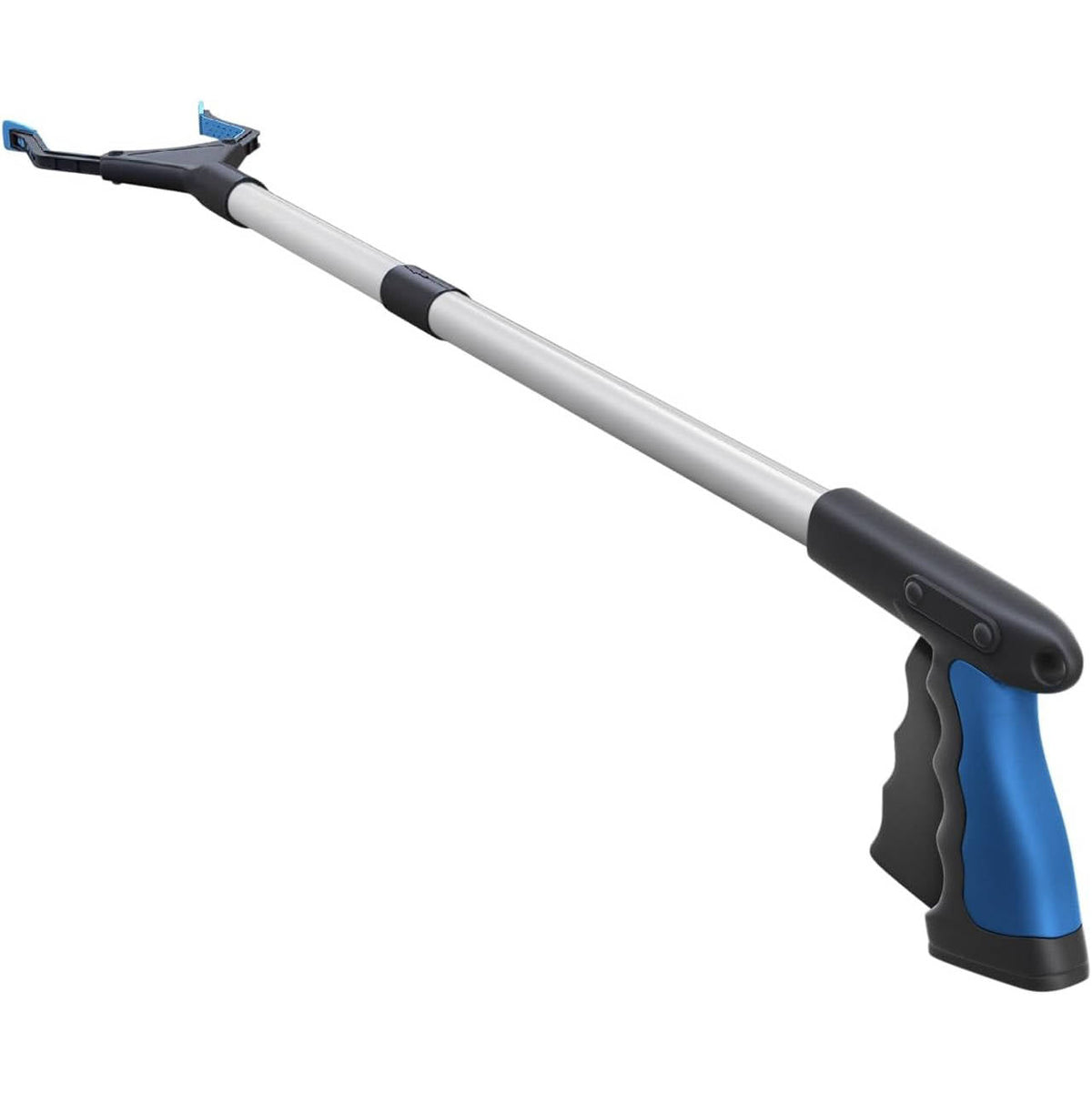 Foldable Handle Grabber Tool with Magnetic Wide Jaw