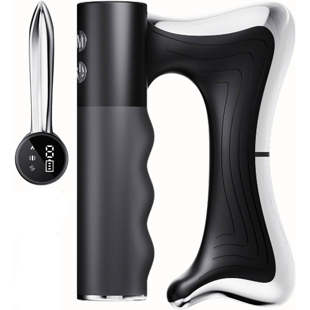 Muscle Scraper Tool with Heat, Vibration Features and LED Screen