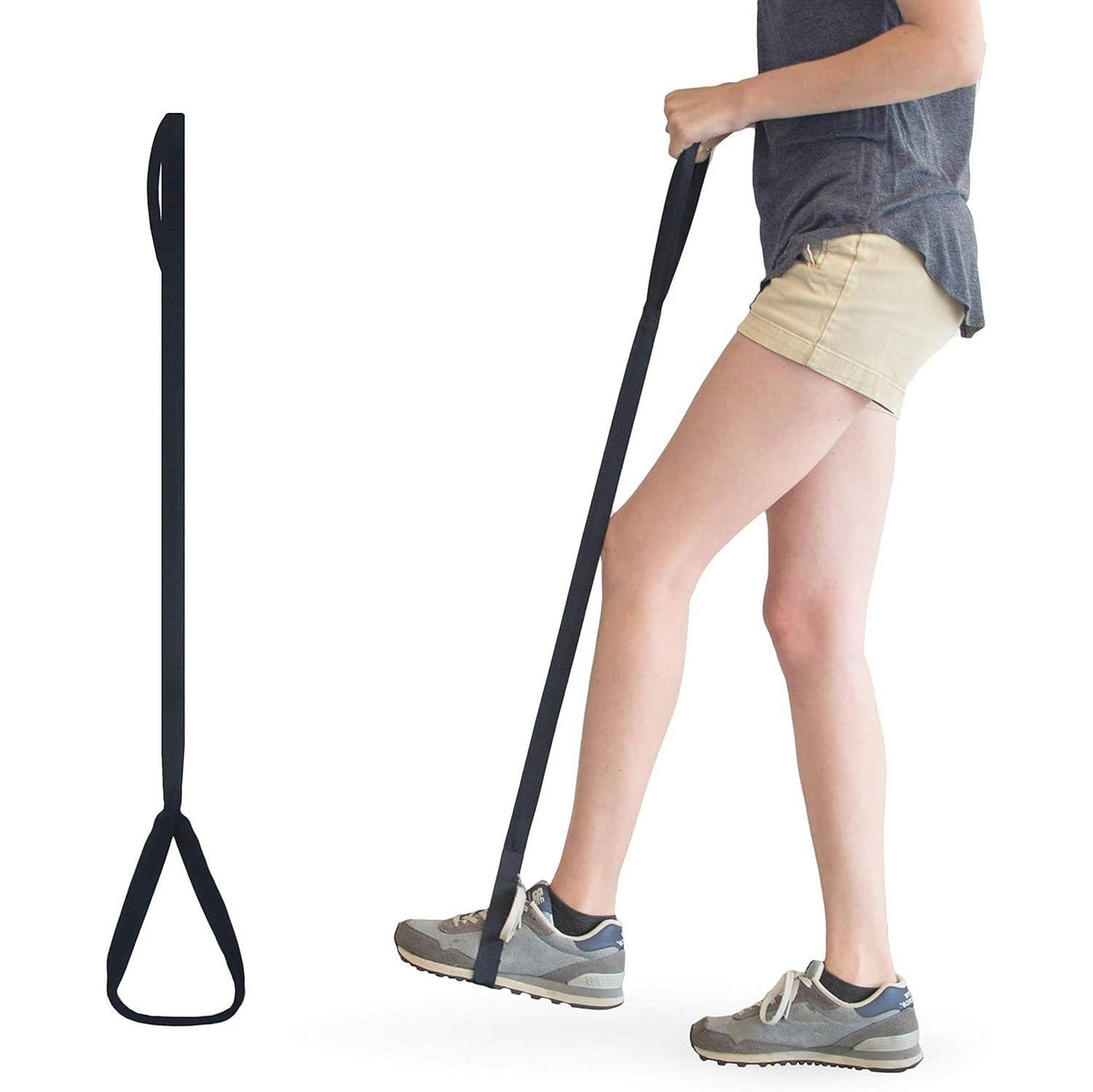 35 Inch Support Aid with Foot Loop and Hand Strap for Leg Lifting