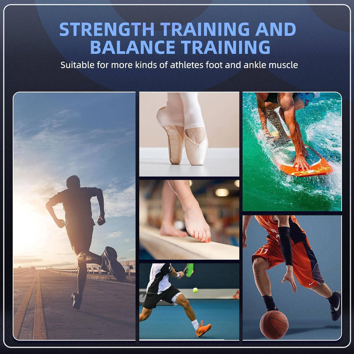 Balance Board for Foot Stretching and Ankle Strengthening Exercises