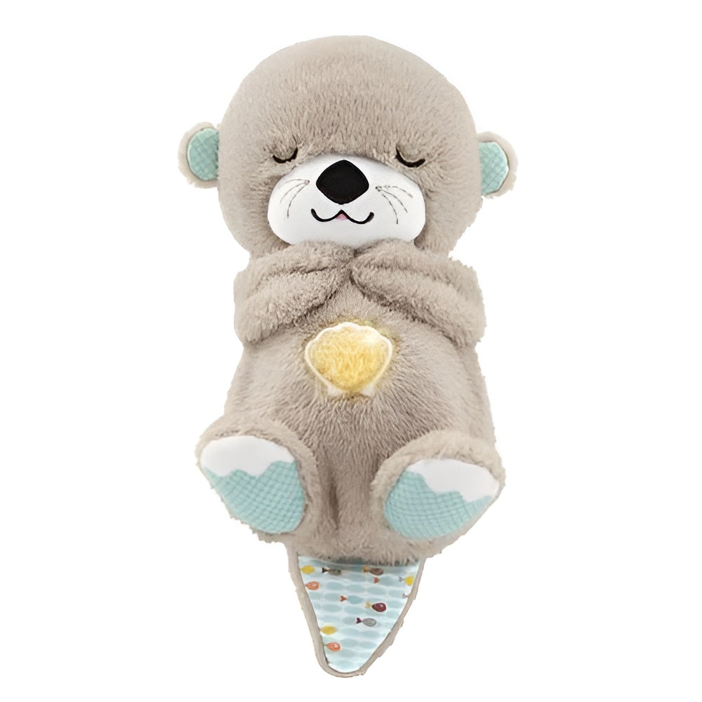 Plush Bear Toy with Breathing Sounds – Battery Operated