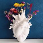 Ceramic Vase in Heart Shape – Artistic Anatomical Design