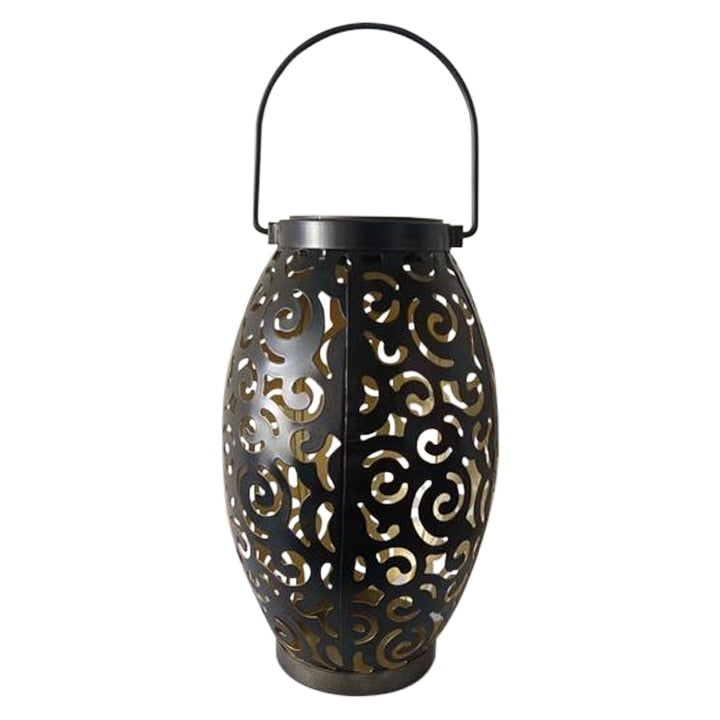 Decorative Solar Lantern for Gardens with Artistic Design
