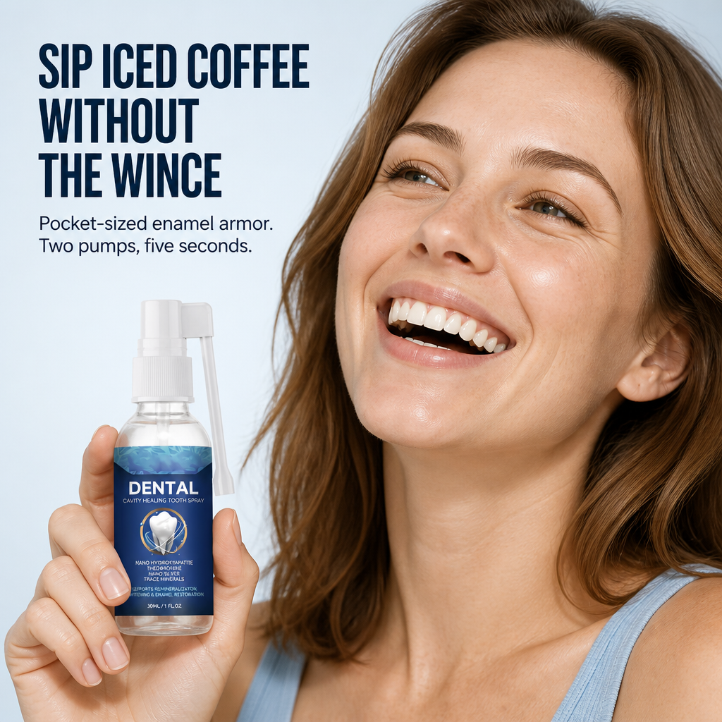 ShineGuard™ — Rebuild Enamel and Shut Down Cold-Drink Twinges in Seconds