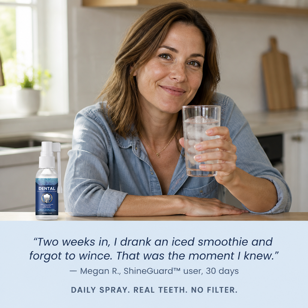 ShineGuard™ — Rebuild Enamel and Shut Down Cold-Drink Twinges in Seconds