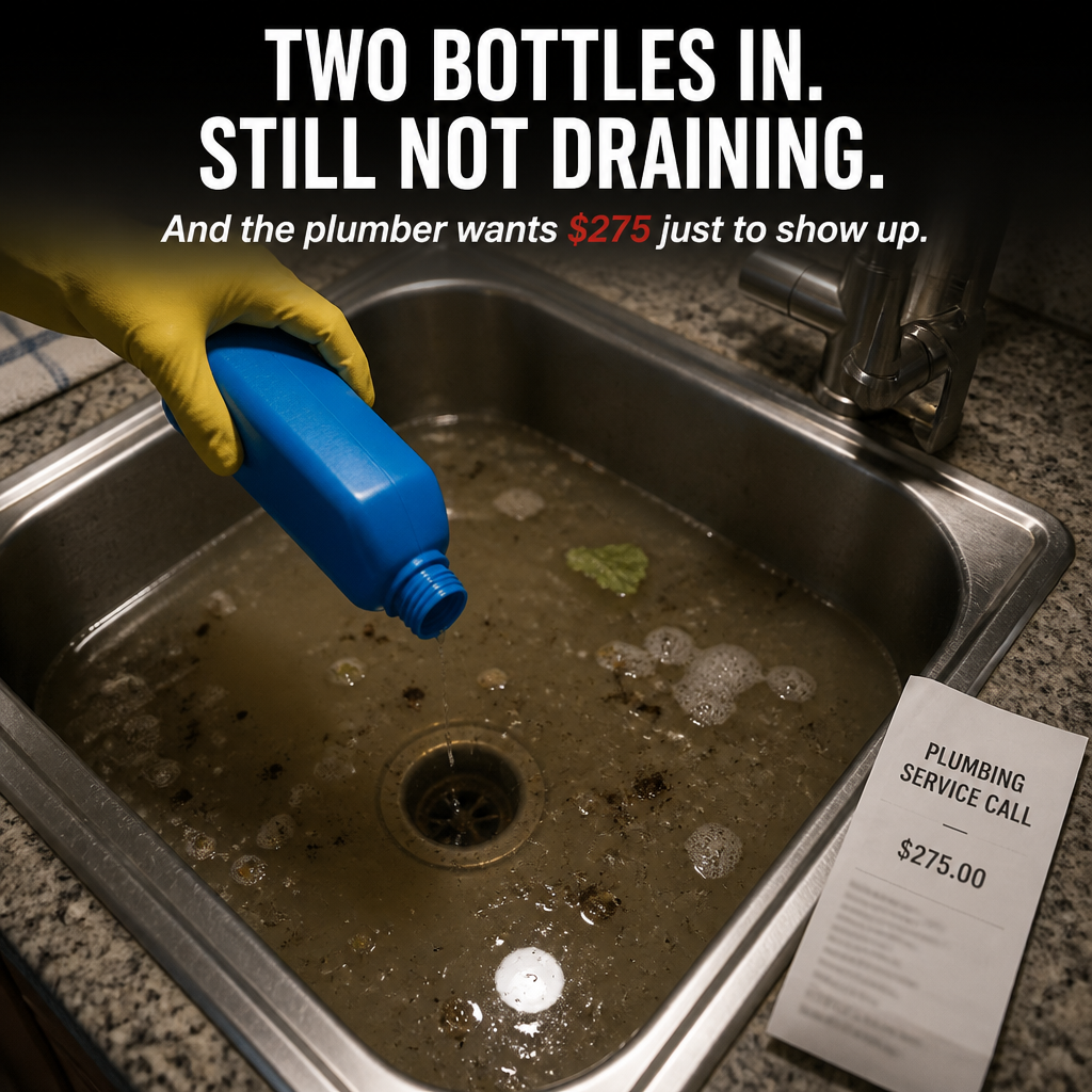 SwiftFlow™ — Drill Through Stubborn Drain Clogs Without Calling a Plumber