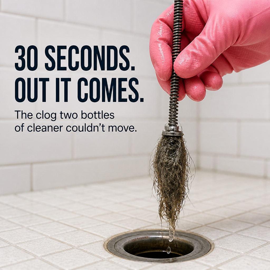 SwiftFlow™ — Drill Through Stubborn Drain Clogs Without Calling a Plumber