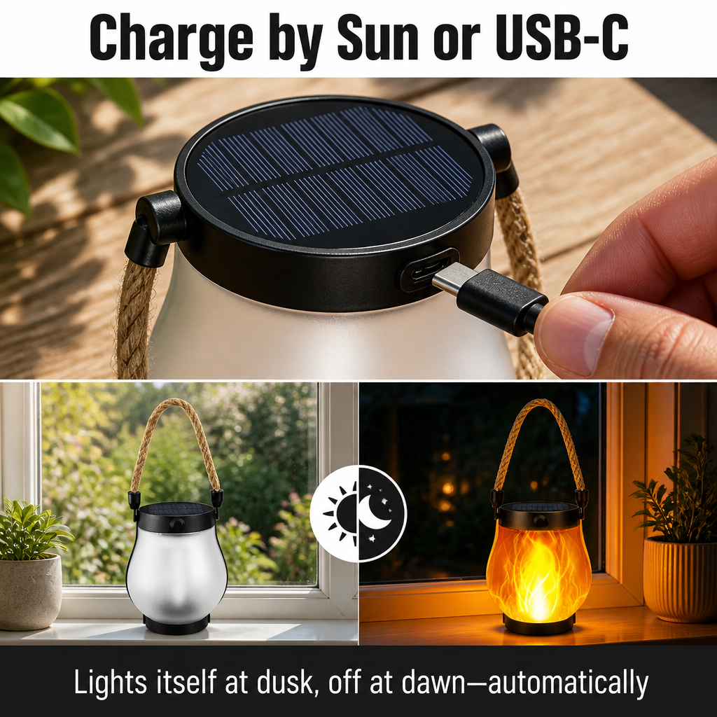 RadiFlare™ — Bring Cozy Real-Flame Glow to Any Patio, Rain or Shine