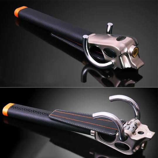 Steering Wheel Lock with Adjustable Features and Triple Lock System