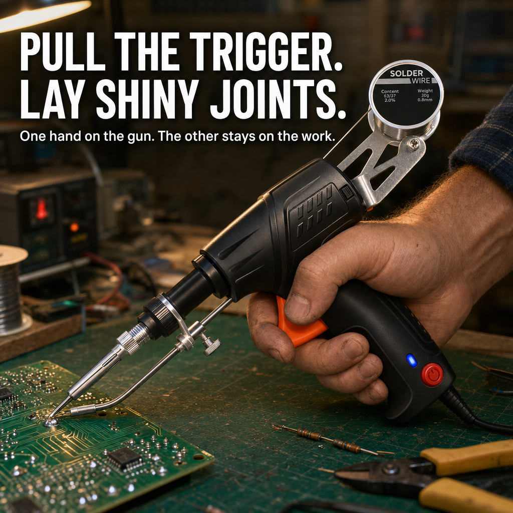 FluxForge™ — Master Every Solder Joint with One-Handed Precision and Total Control