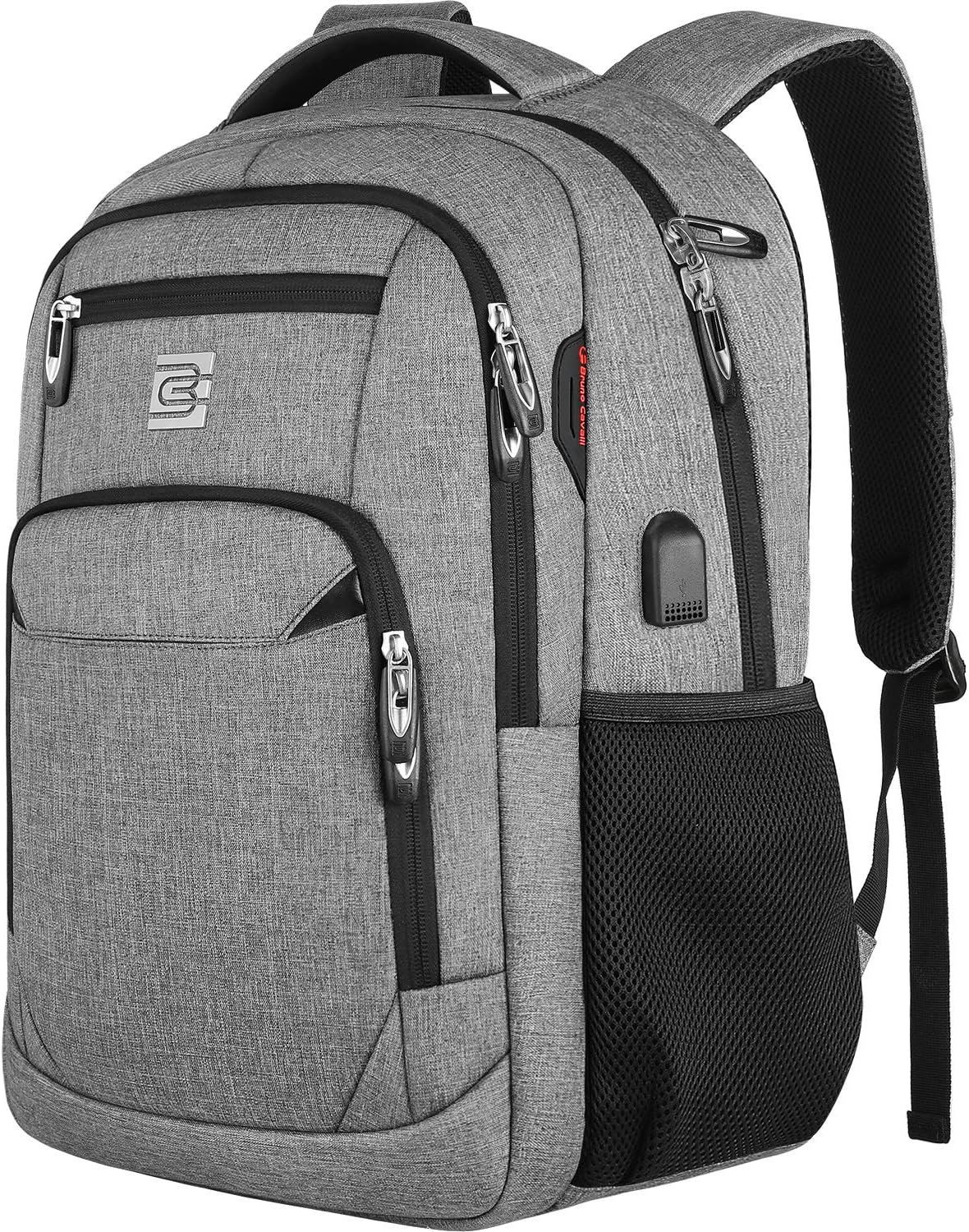 Anti-Theft Slim Laptop Backpack for Business with USB Charging Port
