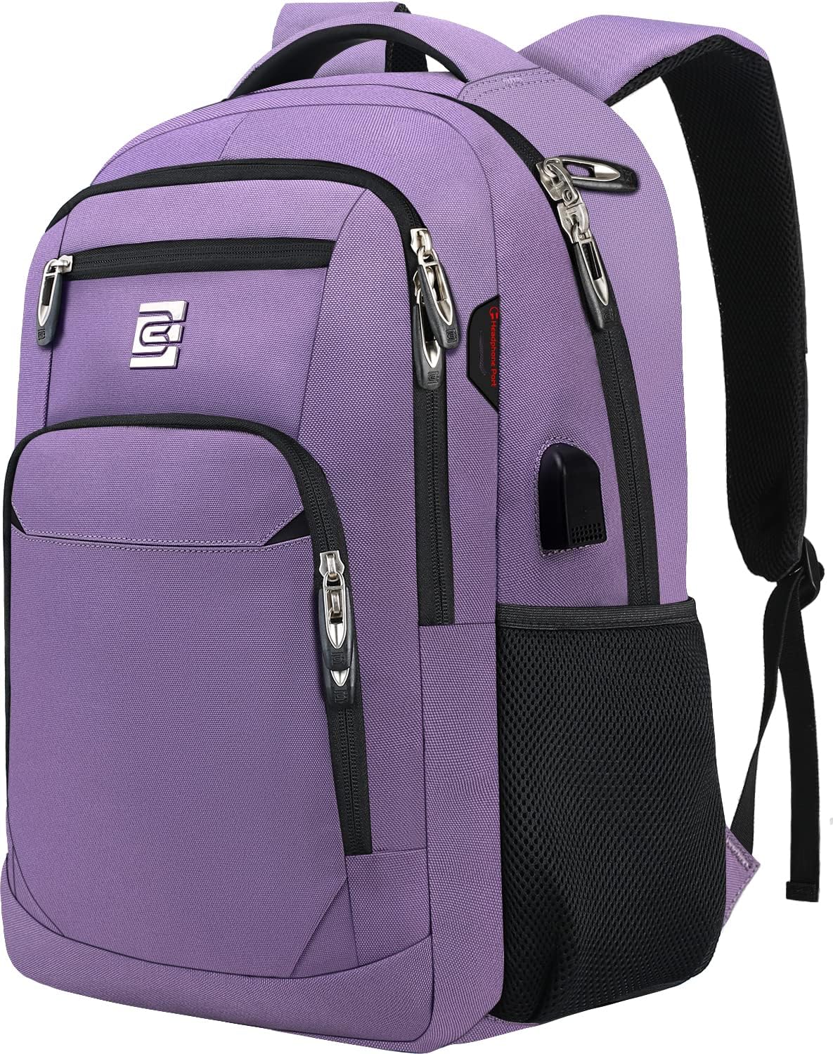 Anti-Theft Slim Laptop Backpack for Business with USB Charging Port