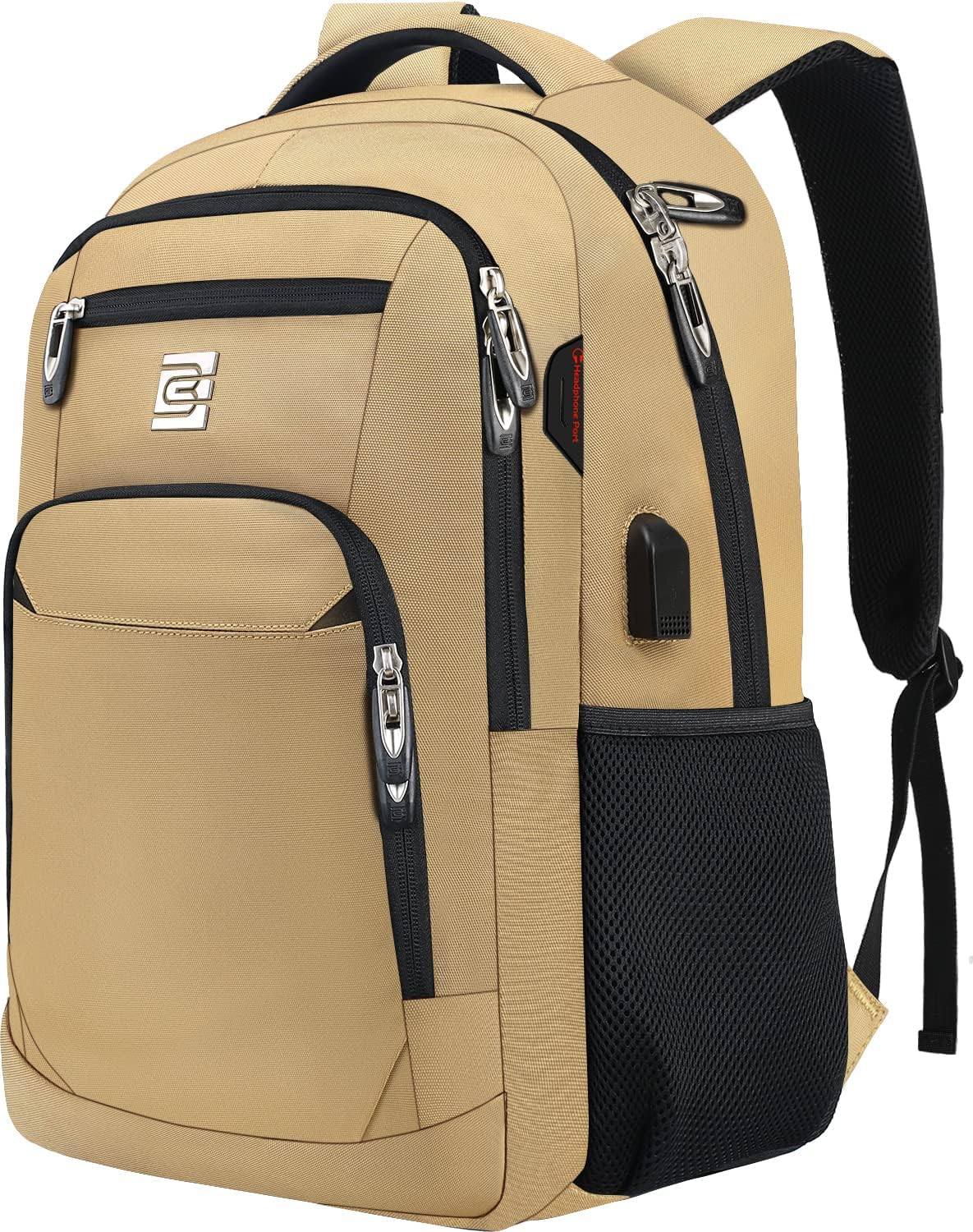 Anti-Theft Slim Laptop Backpack for Business with USB Charging Port