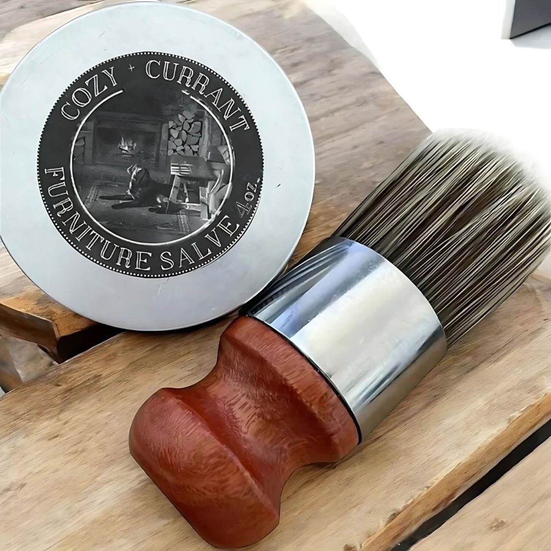 Balm for Leather Care with Brush – Nourish, Shield & Revitalize