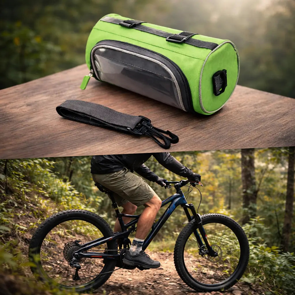 Handlebar Bag for Bicycles | Waterproof Design with Touchscreen