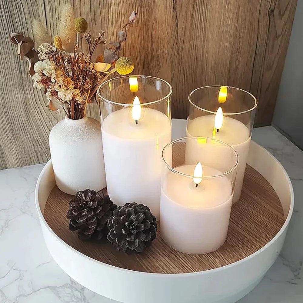 Elegant LED Candles with Remote Control for Safe Ambiance